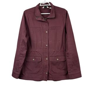 Women's Burgundy LLBean Jacket